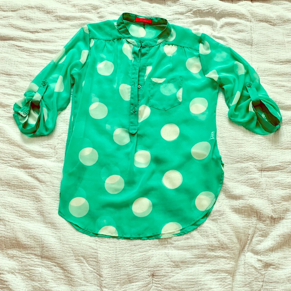 3/4 length sleeve blouse